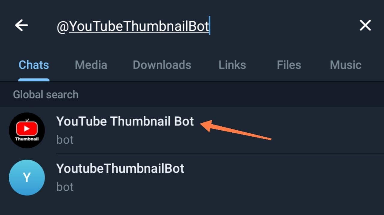 Download YouTube Video Thumbnail With Telegram