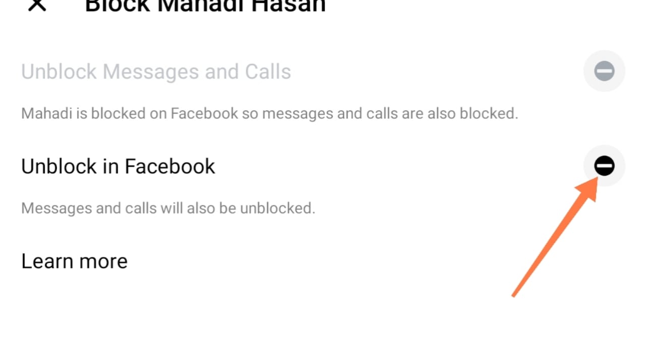 Block Or Unblock Someone On Facebook