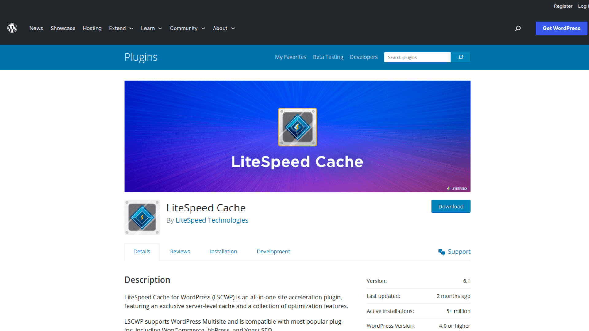 Litespeed Cache; Top 5 Free Wordpress Plugins To Optimize Your Website For Free