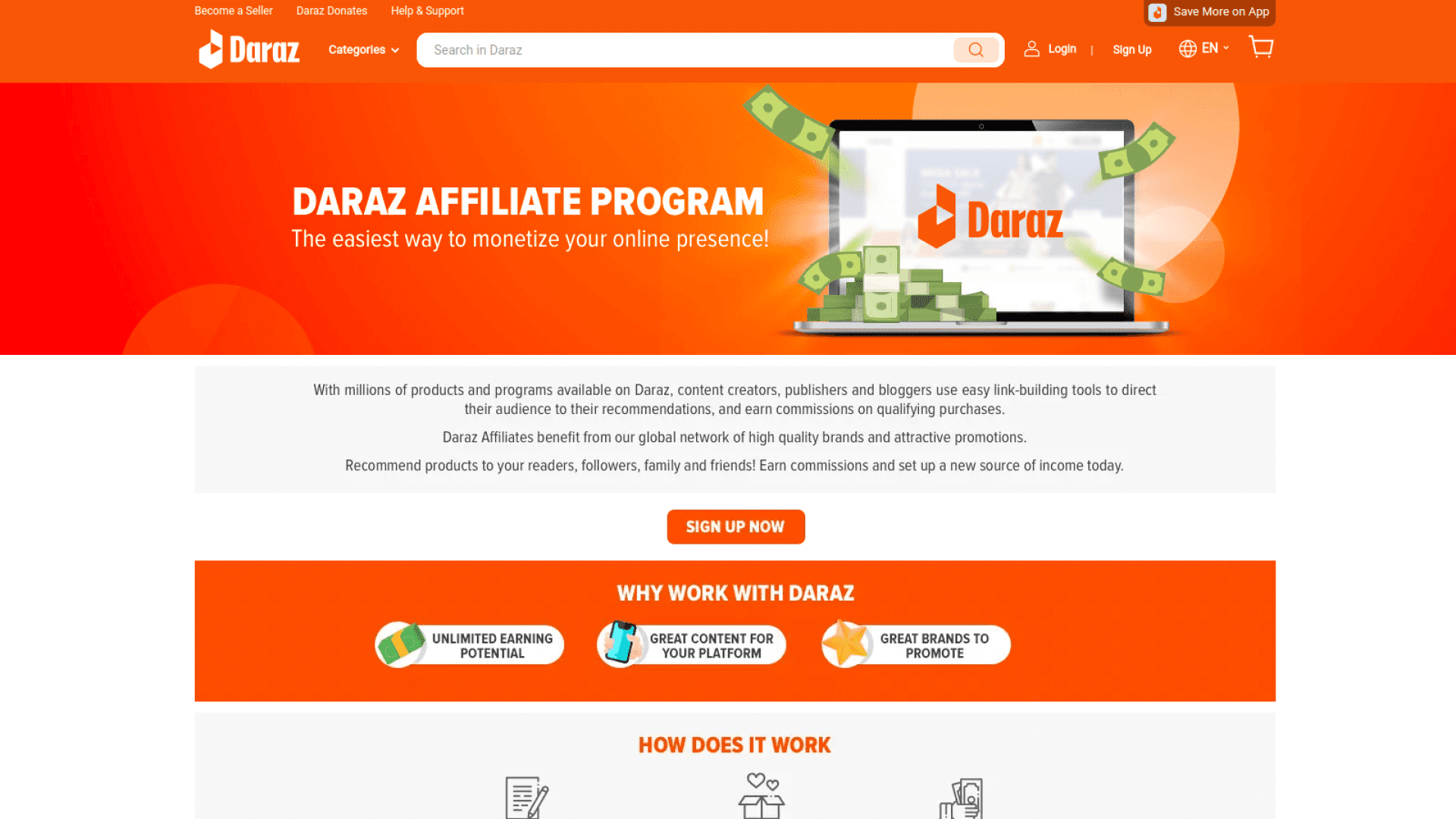 Earn money with useing daraz; Top 5 Affiliate Marketing Platforms in Bangladesh